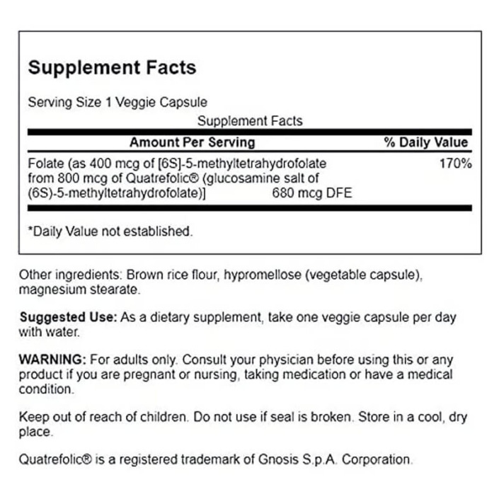 Swanson Folate 400 mcg for sale at Fatburners.at