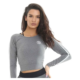 gglswt118 golds gym ladies cropped sweater l grey marl.webp